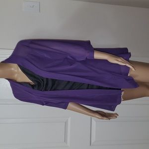 Crazy Train OS semisheer kimono